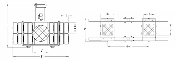 JLB15G JFB15G搬運(yùn)小坦克30噸尺寸